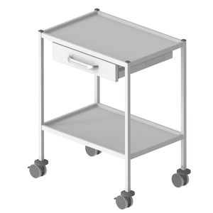 table à instruments en acier inoxydable