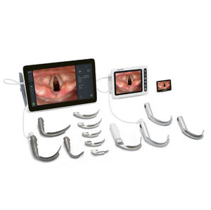 laryngoscope vidéo avec moniteur vidéo intégré