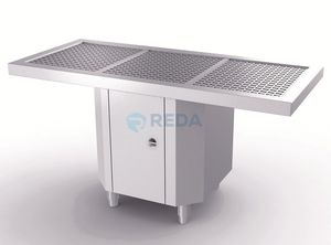 table de lavage mortuaire