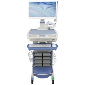 chariot d'ordinateur de distribution de médicaments