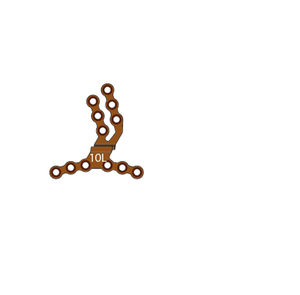 plaque de compression de mandibule