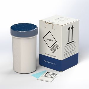 pot pour échantillons de transport