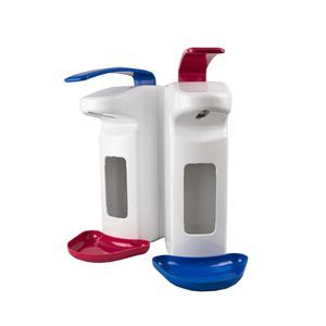 distributeur de solution hydroalcoolique actionné à la main