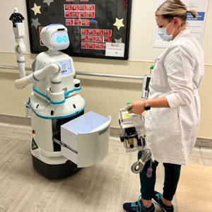 robot de téléprésence pour établissements de santé