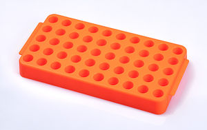 portoir de laboratoire pour tubes à essai