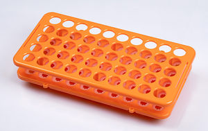 portoir de laboratoire de tube à essai