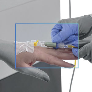 connecteur de perfusion droit