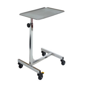 table à instruments en acier inoxydable