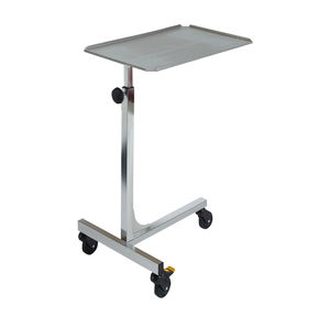 table à instruments en acier inoxydable
