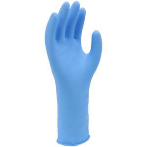 Touche de douceur 0505 Gants jetables en nitrile, taille M, Bleu foncé