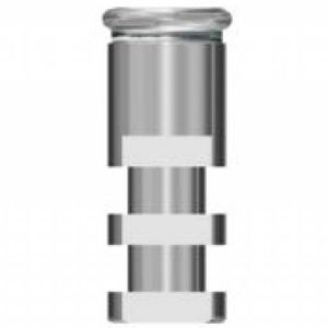 analogue d'implant dentaire en acier inoxydable