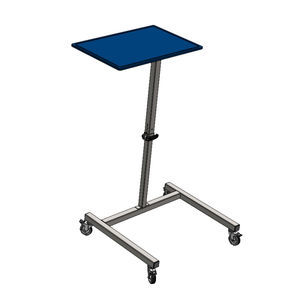 table à instruments en acier inoxydable