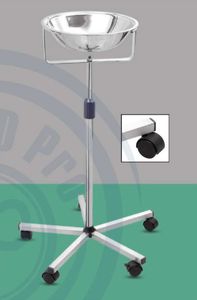 porte-cupule chirurgical sur roulettes