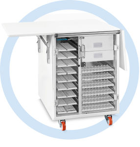 chariot de laboratoire