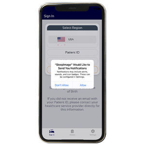 application mobile d'enregistrement