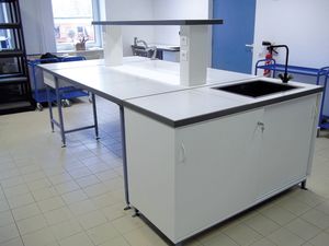 paillasse de laboratoire modulaire