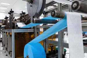 ligne de production pour masques chirurgicaux