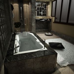 baignoire de balnéothérapie monoplace