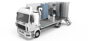 salle mobile de radiologie pour mammographie