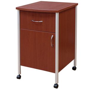 table de chevet sur roulettes