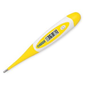 thermomètre médical / électronique / avec signal sonore / à embout souple