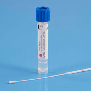 écouvillon de microbiologie
