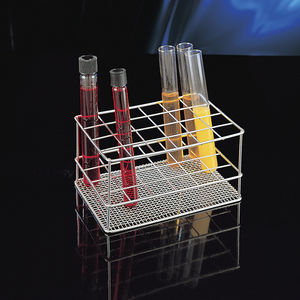 portoir de laboratoire pour tubes à essai