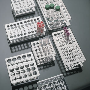 portoir de laboratoire pour tubes à essai