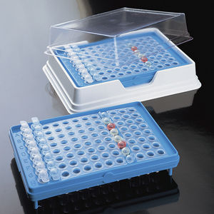 portoir de laboratoire pour tubes à essai