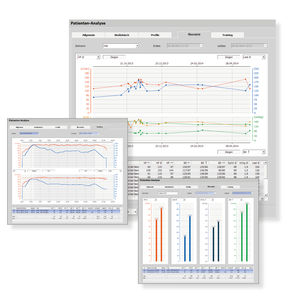 logiciel de visualisation / de gestion de données patient / réhabilitation / pour cardiologie