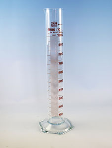 éprouvette en verre