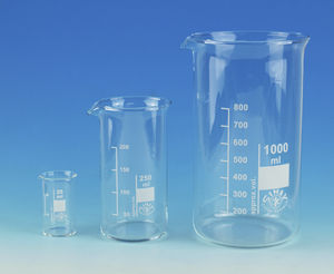 bécher en verre borosilicaté