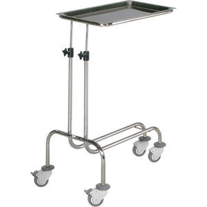 table à instruments en acier inoxydable