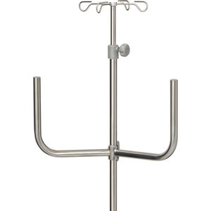 tige porte-sérum avec support pompe à perfusion