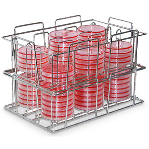 portoir de laboratoire pour boîtes de Petri