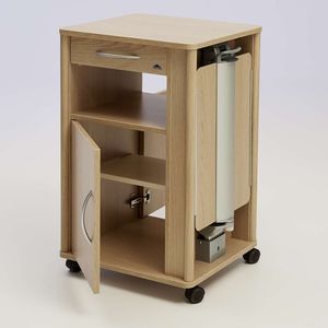 armoire de chevet sur roulettes