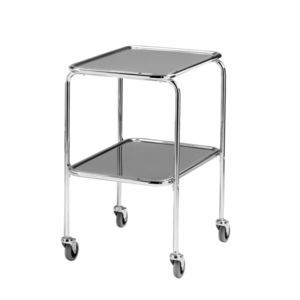 CHARIOT INOX 2 PLATEAUX 800x530 mm - Coop labo