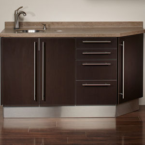 armoire de rangement / pour instruments dentaires / pour cabinet dentaire / avec évier