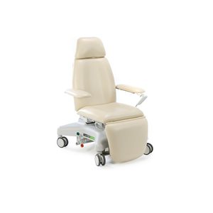 fauteuil de soins électrique / 3 plans / sur roulettes / à hauteur variable