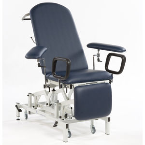 fauteuil de prélèvement sanguin électrique / manuel / 3 sections / à hauteur variable