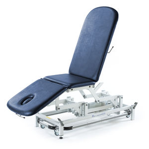 table de massage électrique / à hauteur réglable / sur roulettes / 3 sections