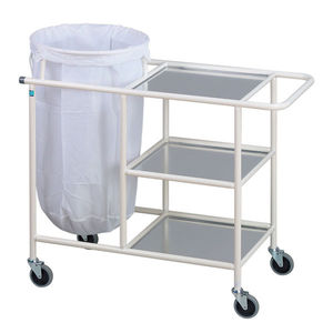 chariot de change / à linge sale / à linge propre / avec étagère