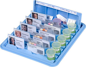 plateau de distribution de médicaments