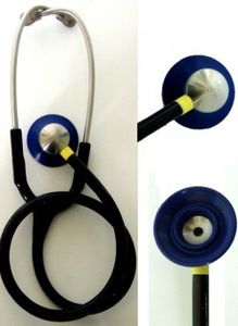 stéthoscope double pavillon / en acier inoxydable