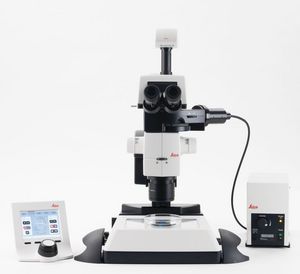 stéréomicroscope de laboratoire