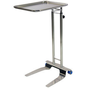 table à instruments en acier inoxydable