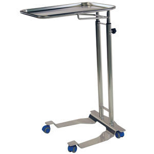 table à instruments en acier inoxydable