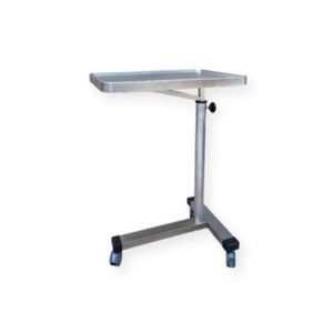 table à instruments en acier inoxydable