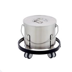 poubelle en acier inoxydable
