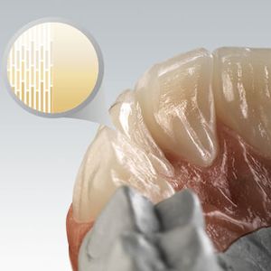 matériau dentaire en zircone / de CFAO / hautement translucide